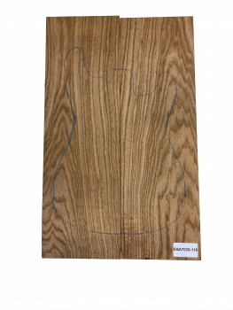 Body Swamp Ash, 2-pcs. grainmatched, Caramel, Unique Piece #118